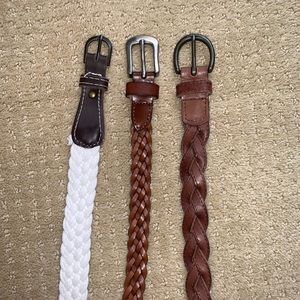 3/$15 Leather Belts